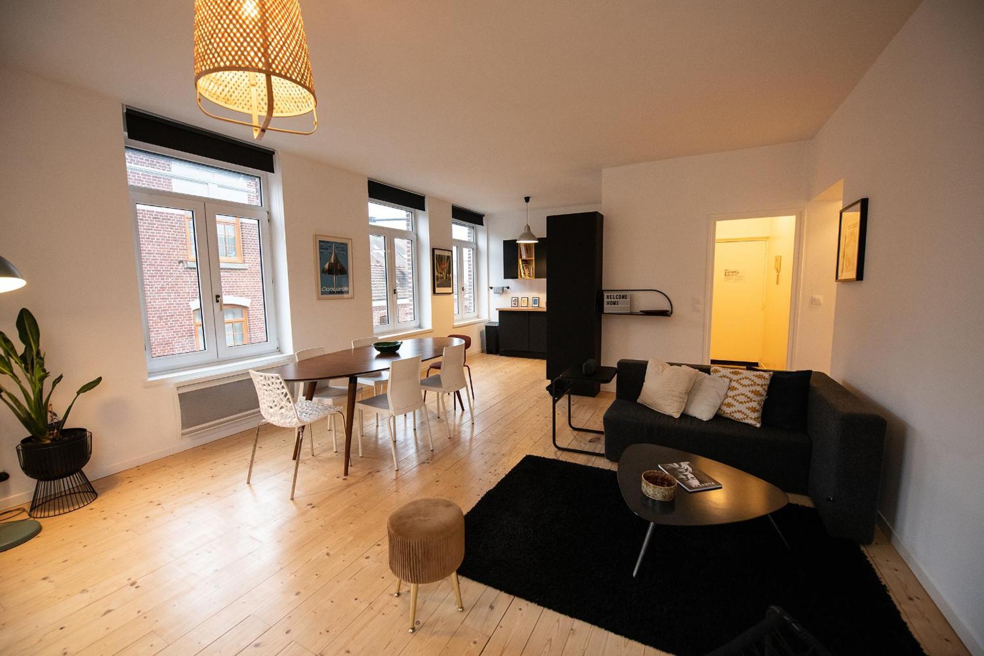 T3 Lumineux Au Coeur De Moulins Garage 2 Places Appartement